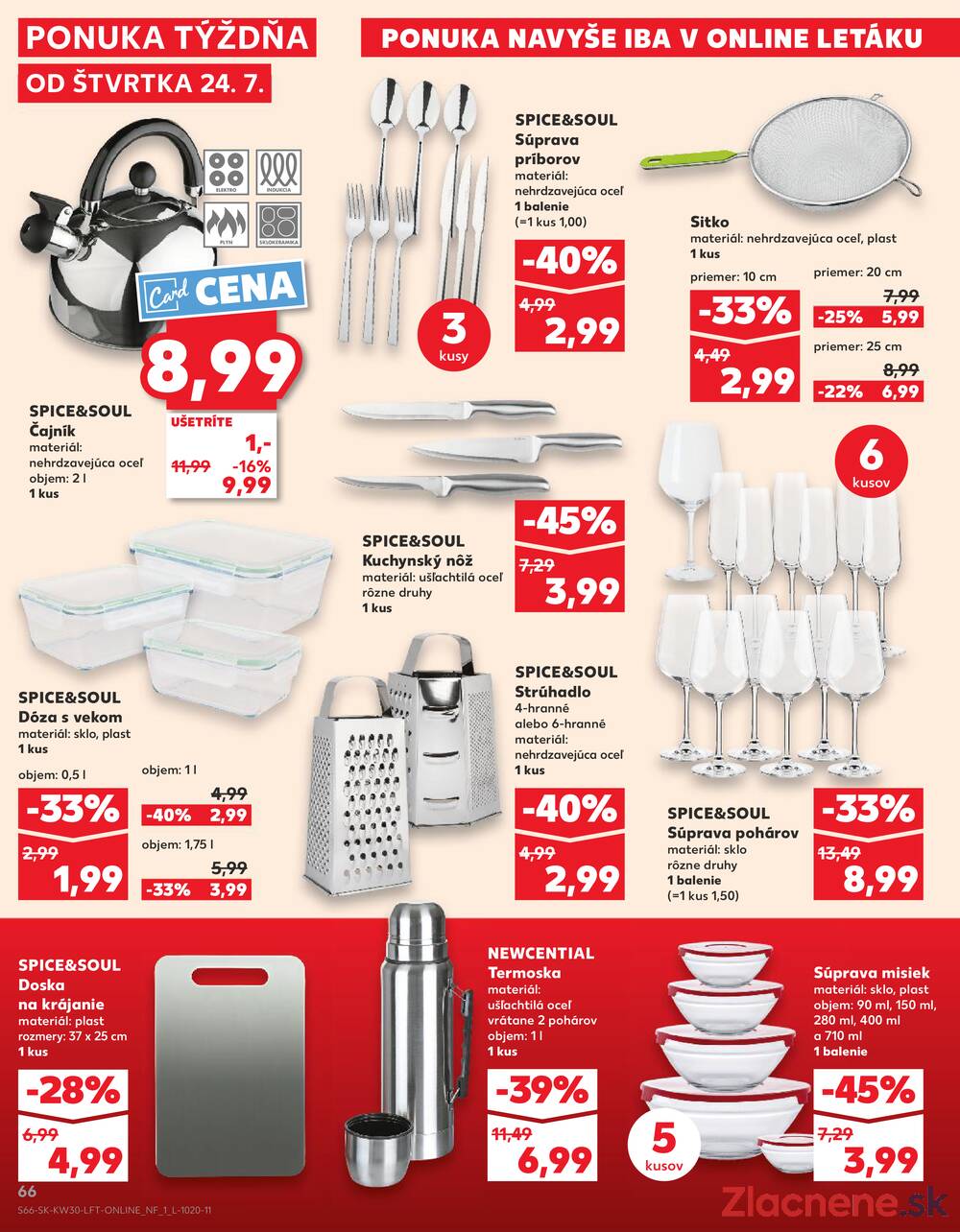 Leták Kaufland - Kaufland 24.7. - 30.7. - Kaufland (A. H. Škultétyho, Veľký Krtíš) - strana 66