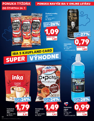 Kaufland 24.7. - 30.7. - Kaufland (A. H. Škultétyho, Veľký Krtíš)