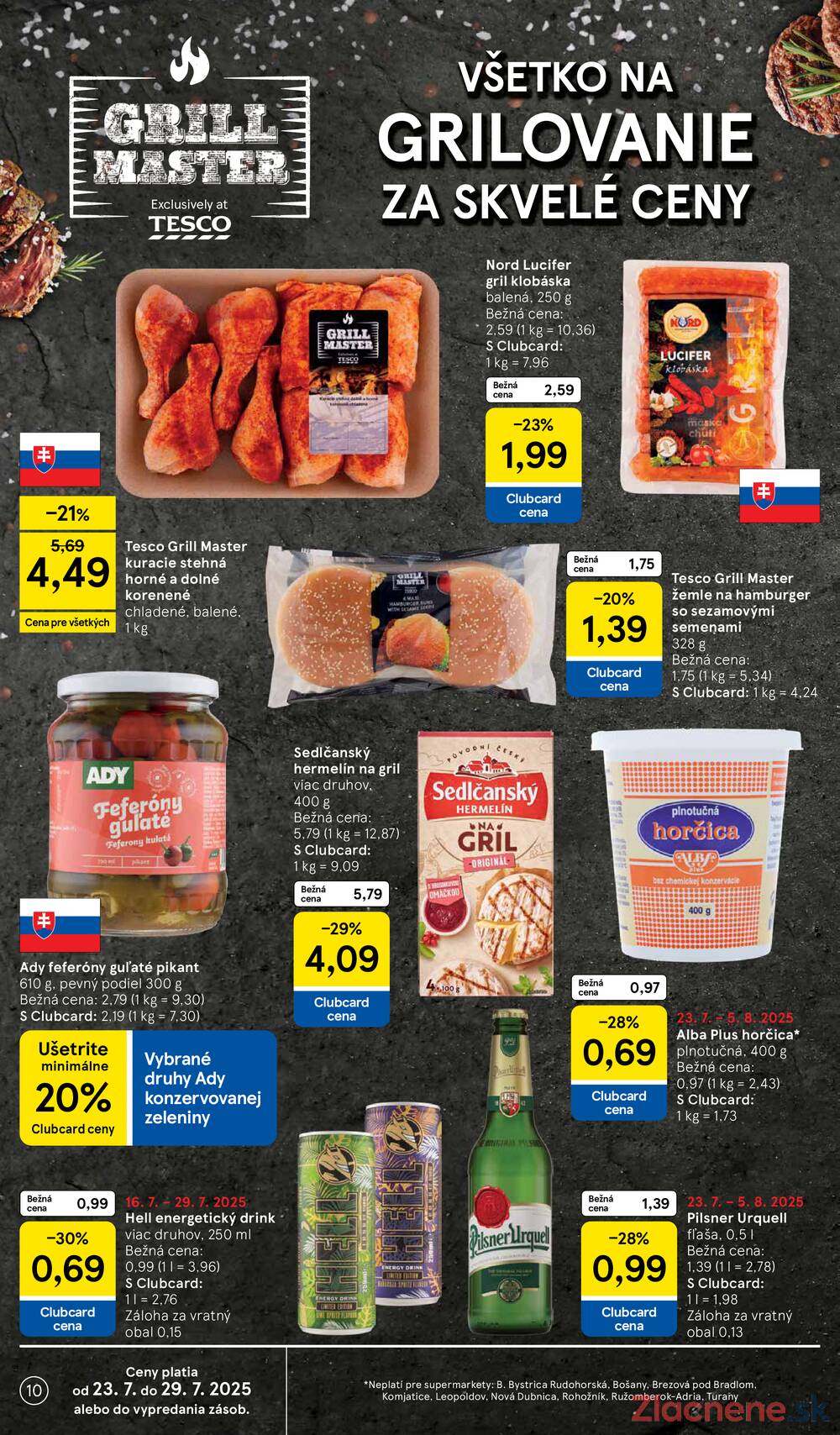 Leták Tesco - Tesco supermarkety od 23.7. do 29.7.2025 - strana 10 Leták Tesco - Tesco supermarkety od 23.7. do 29.7.2025 - strana 10