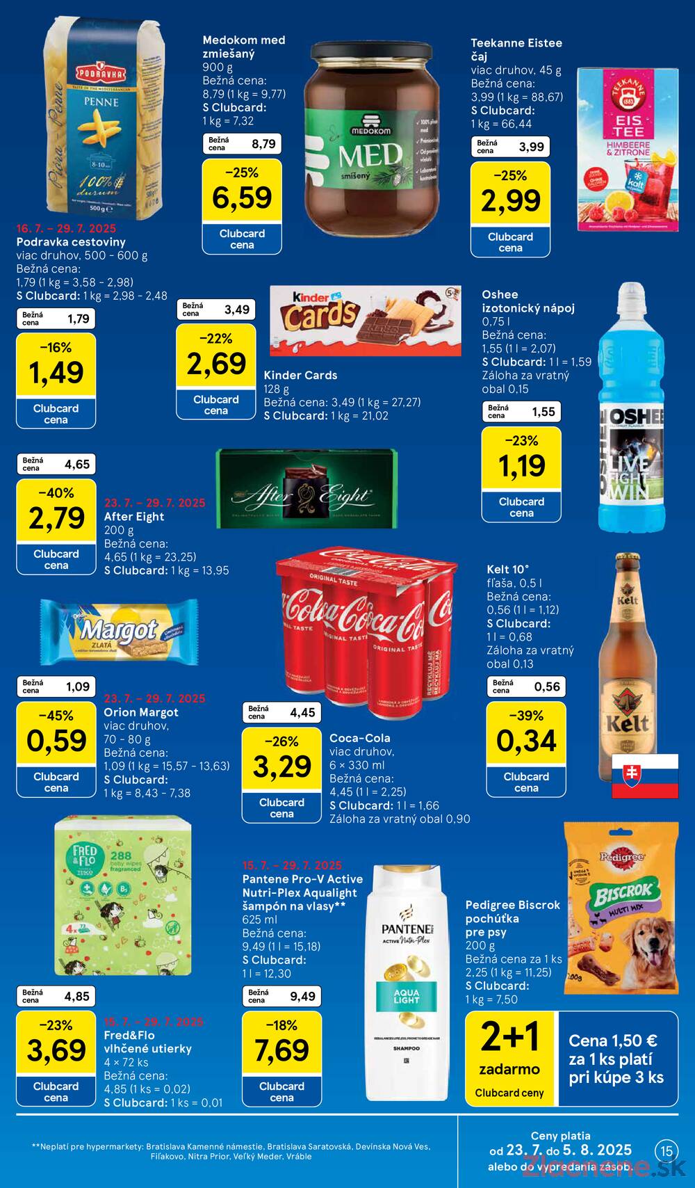 Leták Tesco - Tesco malé hypermarkety od 23.7. do 29.7.2025 - strana 15 Leták Tesco - Tesco malé hypermarkety od 23.7. do 29.7.2025 - strana 15