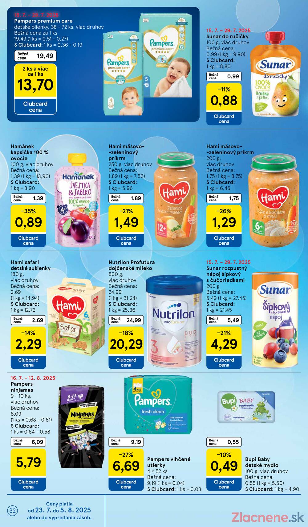 Leták Tesco - Tesco malé hypermarkety od 23.7. do 29.7.2025 - strana 32 Leták Tesco - Tesco malé hypermarkety od 23.7. do 29.7.2025 - strana 32