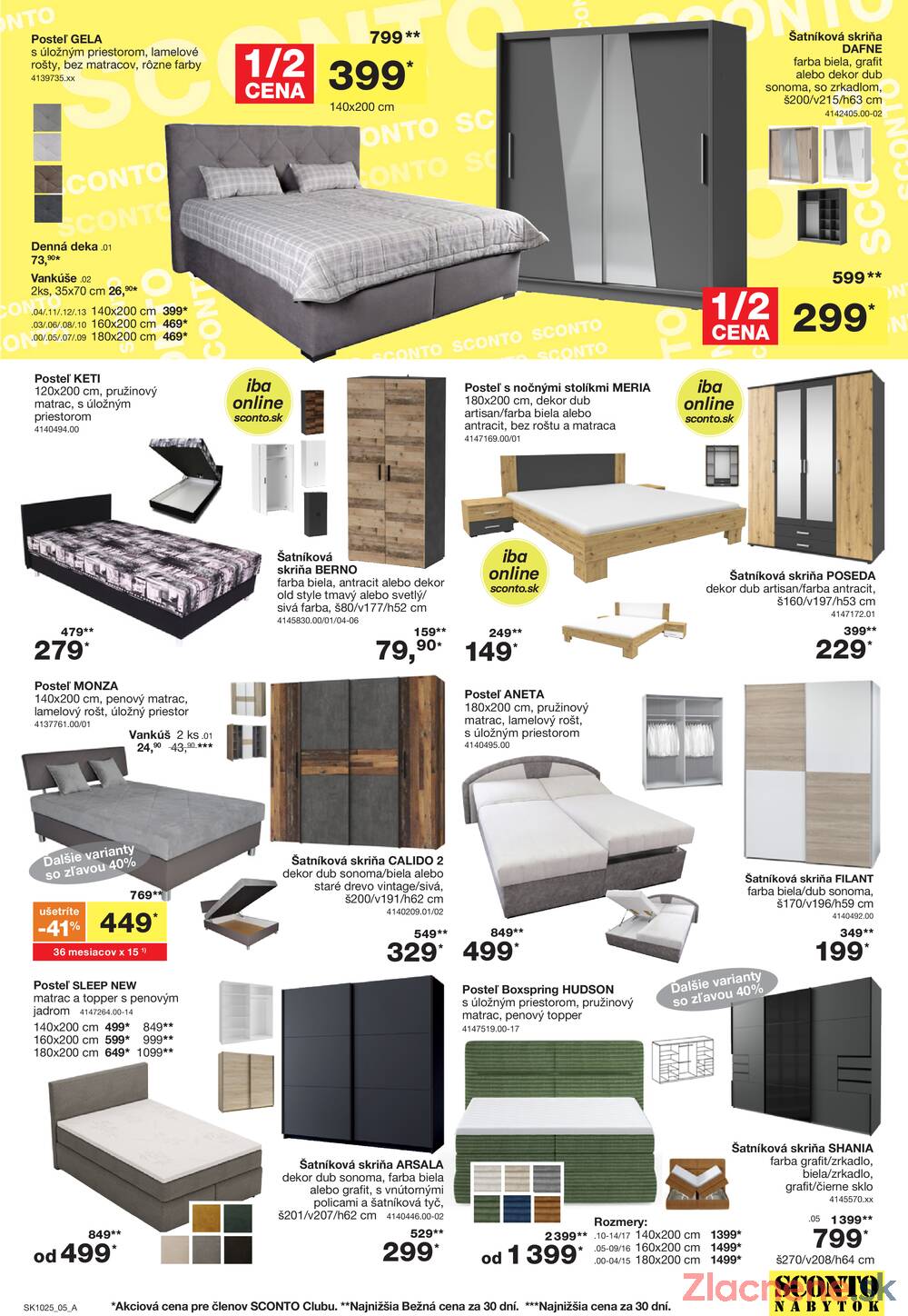 Leták SCONTO nábytok - Sconto nábytok od 6.8. do 26.8.2025 - strana 5