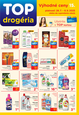 TOP drogerie : 1 leták