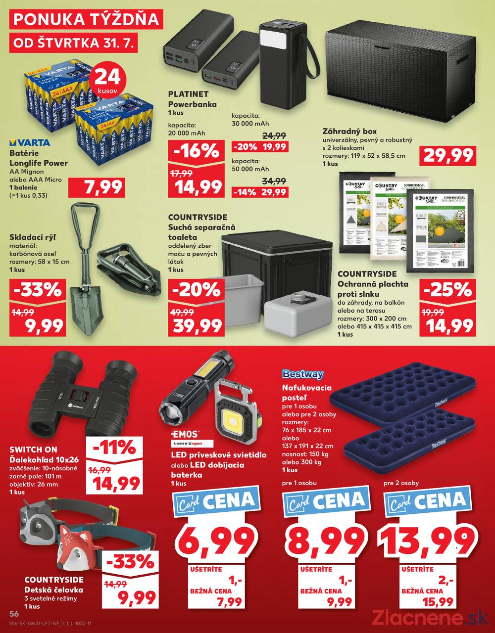 Leták Kaufland - Kaufland 31.7. - 6.8. - Kaufland Detva - strana 56