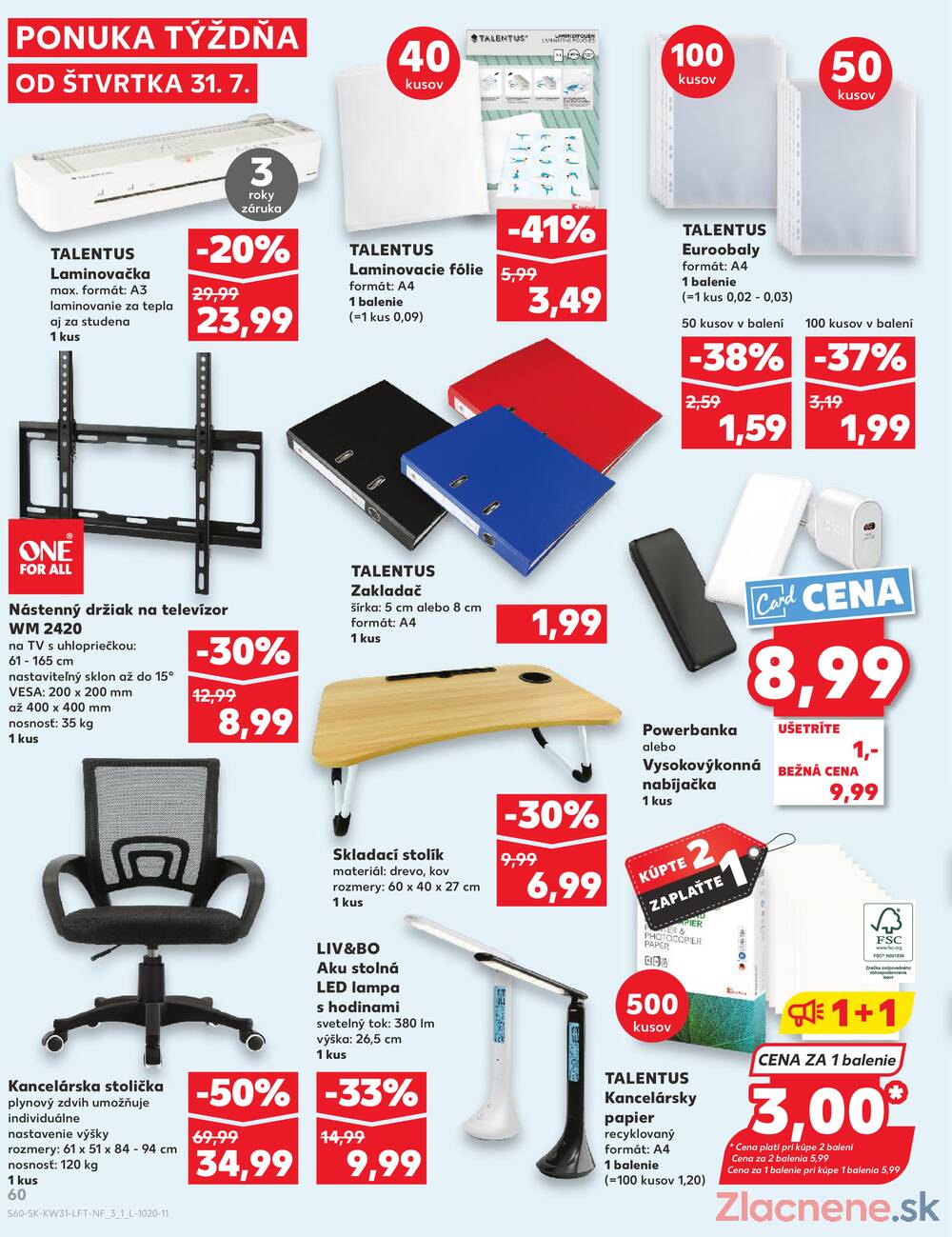 Leták Kaufland - Kaufland 31.7. - 6.8. - Kaufland Púchov - strana 60
