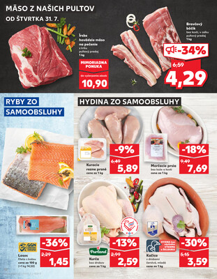 Kaufland 31.7. - 6.8. - Kaufland Trebišov