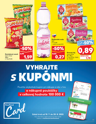 Kaufland 31.7. - 6.8. - Kaufland Veľký Meder