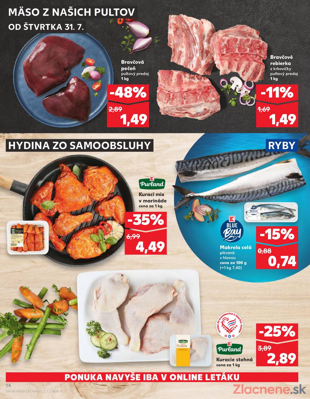 Leták Kaufland - Kaufland 31.7. - 6.8. - Kaufland Hlohovec - strana 14