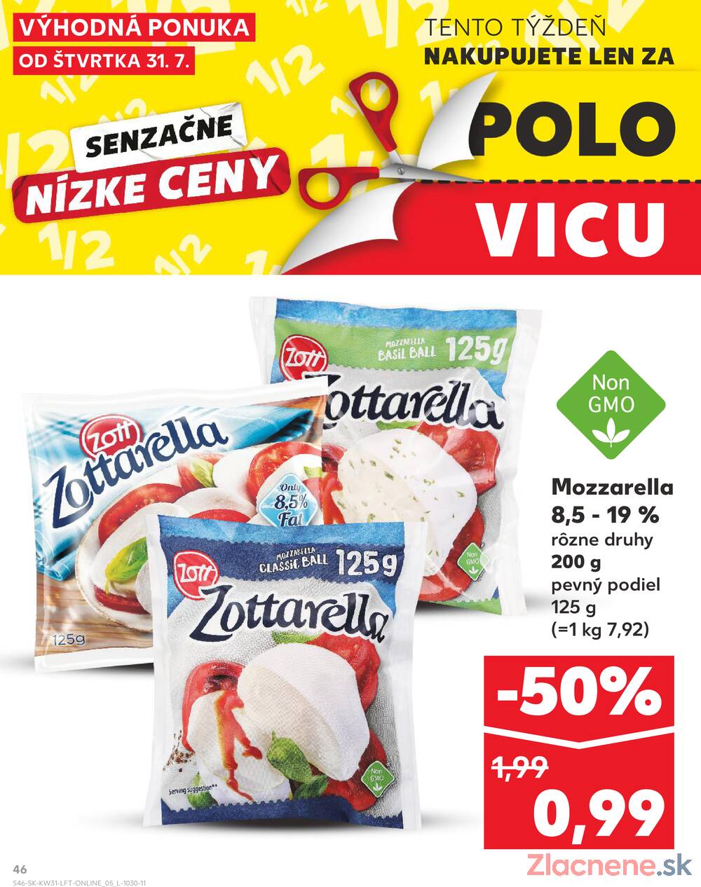 Leták Kaufland - Kaufland 31.7. - 6.8. - Kaufland Hlohovec - strana 46