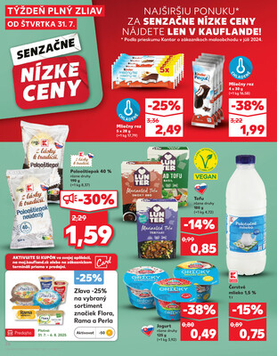Kaufland 31.7. - 6.8. - Kaufland Hlohovec