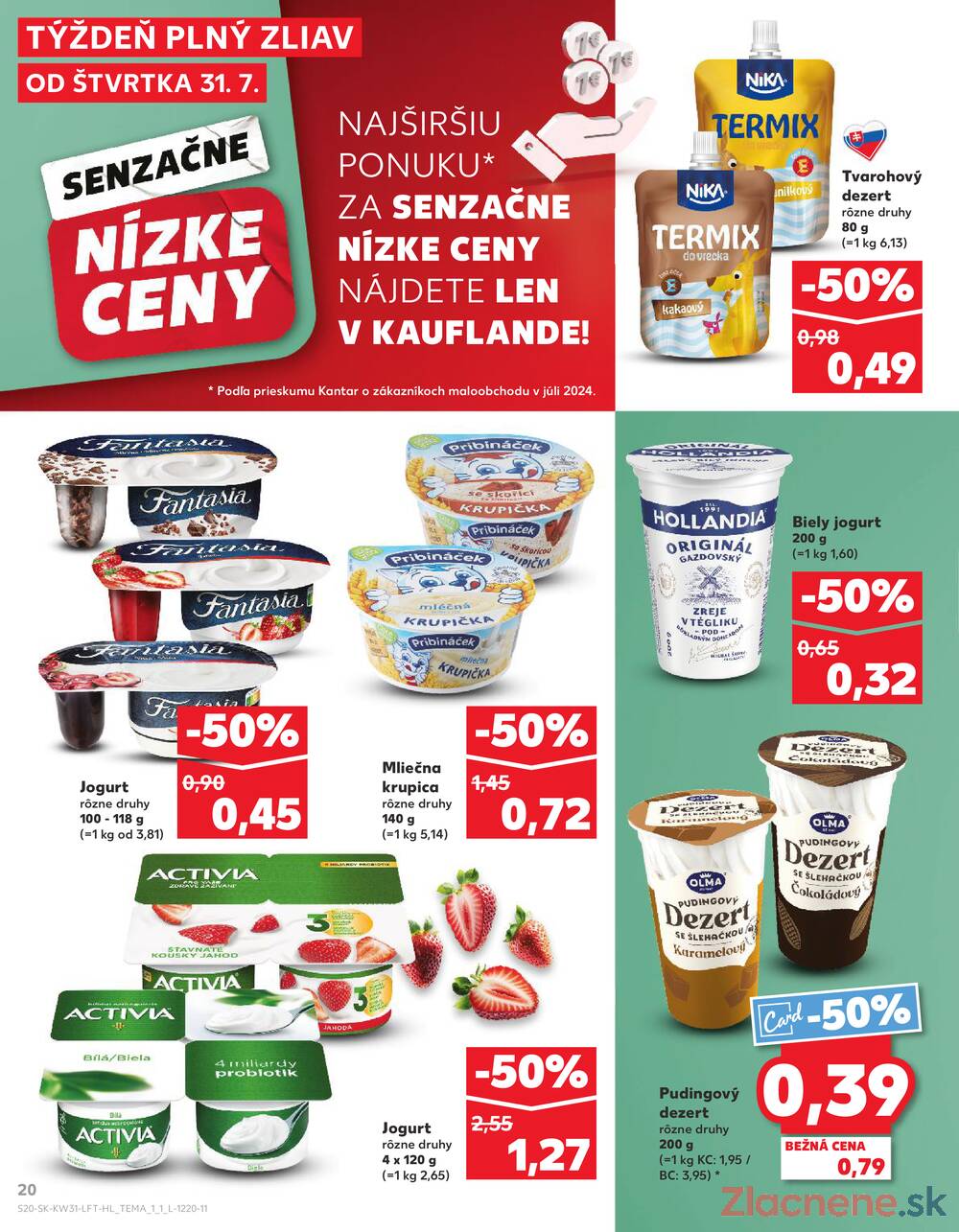 Leták Kaufland - Kaufland 31.7. - 6.8. - Kaufland Nitra - Čermáň - strana 20