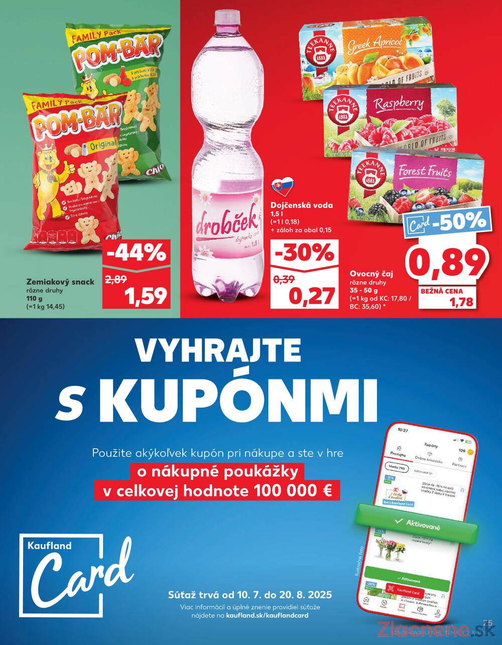 Leták Kaufland - Kaufland 31.7. - 6.8. - Kaufland Trnava - Nová ul. - strana 25