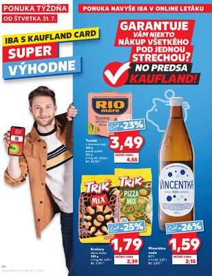 Kaufland 31.7. - 6.8. - Kaufland Trnava - Nová ul.