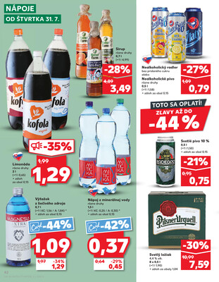 Kaufland 31.7. - 6.8. - Kaufland Trnava - Nová ul.