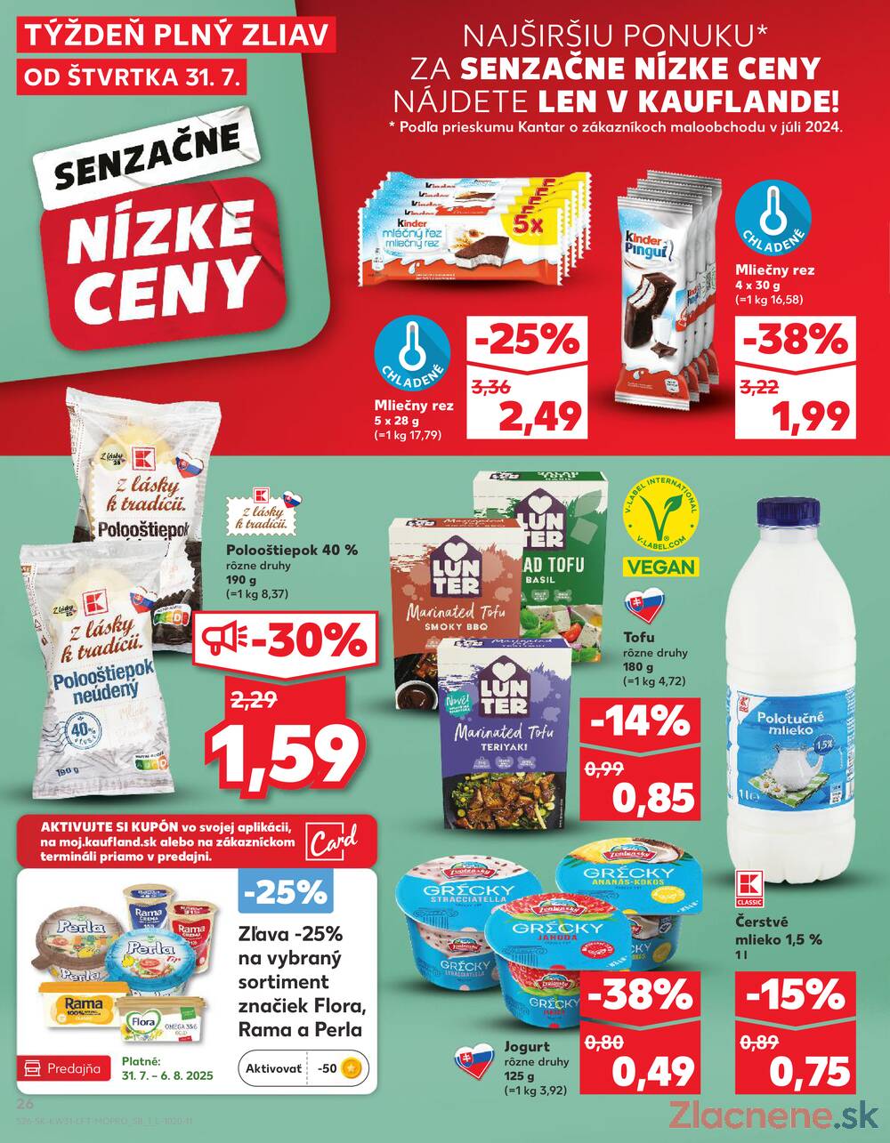 Leták Kaufland - Kaufland 31.7. - 6.8. - Kaufland (Harmincova, Bratislava - Dúbravka) - strana 26