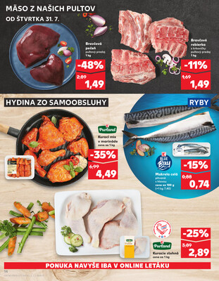 Kaufland 31.7. - 6.8. - Kaufland (Harmincova, Bratislava - Dúbravka)