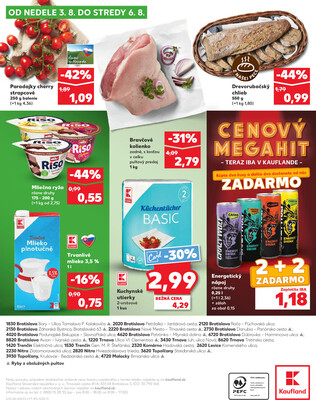 Kaufland 31.7. - 6.8. - Kaufland (Harmincova, Bratislava - Dúbravka)