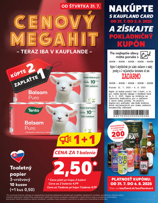 Kaufland 31.7. - 6.8. - Kaufland Martin