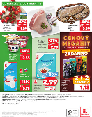 Kaufland 31.7. - 6.8. - Kaufland Košice - Nad Jazerom