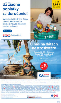 Tesco malé hypermarkety od 30.7. do 5.8.2025