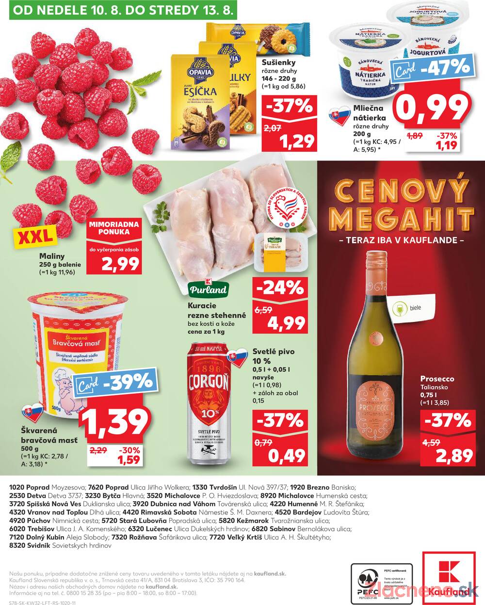 Leták Kaufland - Kaufland 7.8. - 13.8. - Kaufland Rožňava - strana 78 Leták Kaufland - Kaufland 7.8. - 13.8. - Kaufland Rožňava - strana 78
