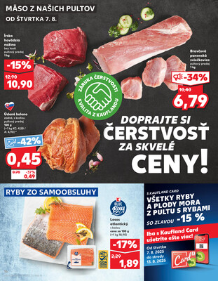 Kaufland 7.8. - 13.8. - Kaufland Sereď