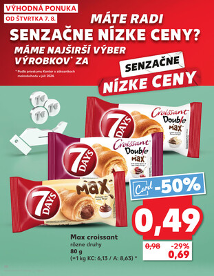 Kaufland 7.8. - 13.8. - Kaufland - Pezinok-Grinava