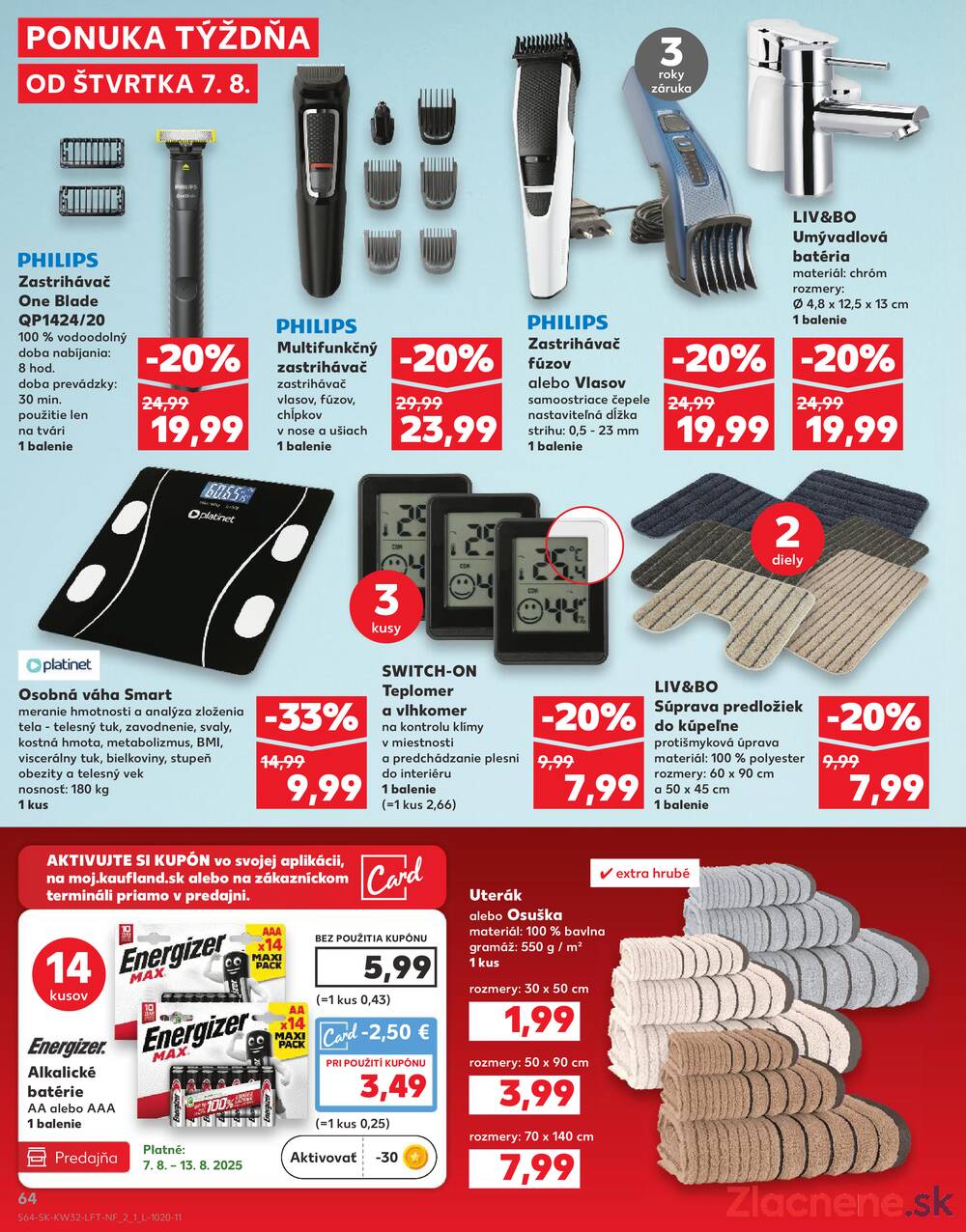 Leták Kaufland - Kaufland 7.8. - 13.8. - Kaufland Prievidza (Necpaly) - strana 64