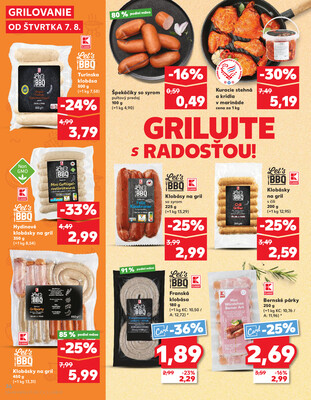 Kaufland 7.8. - 13.8. - Kaufland Komárno