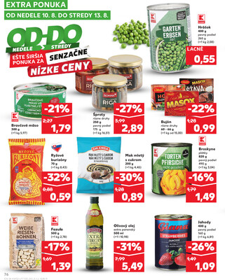 Kaufland 7.8. - 13.8. - Kaufland Šamorín-Mliečno - Krajinská cesta