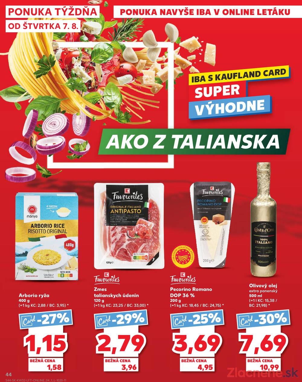 Leták Kaufland - Kaufland 7.8. - 13.8. - Kaufland Skalica - Mallého - strana 44