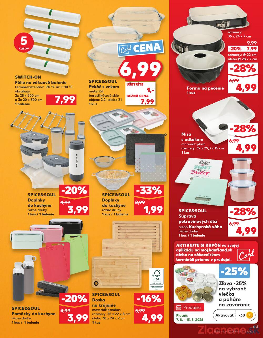 Leták Kaufland - Kaufland 7.8. - 13.8. - Kaufland Skalica - Mallého - strana 63
