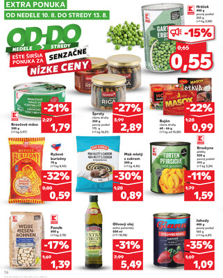 Kaufland 7.8. - 13.8. - Kaufland Skalica - Mallého