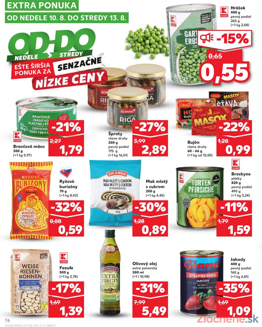 Leták Kaufland - Kaufland 7.8. - 13.8. - Kaufland Žilina - strana 76