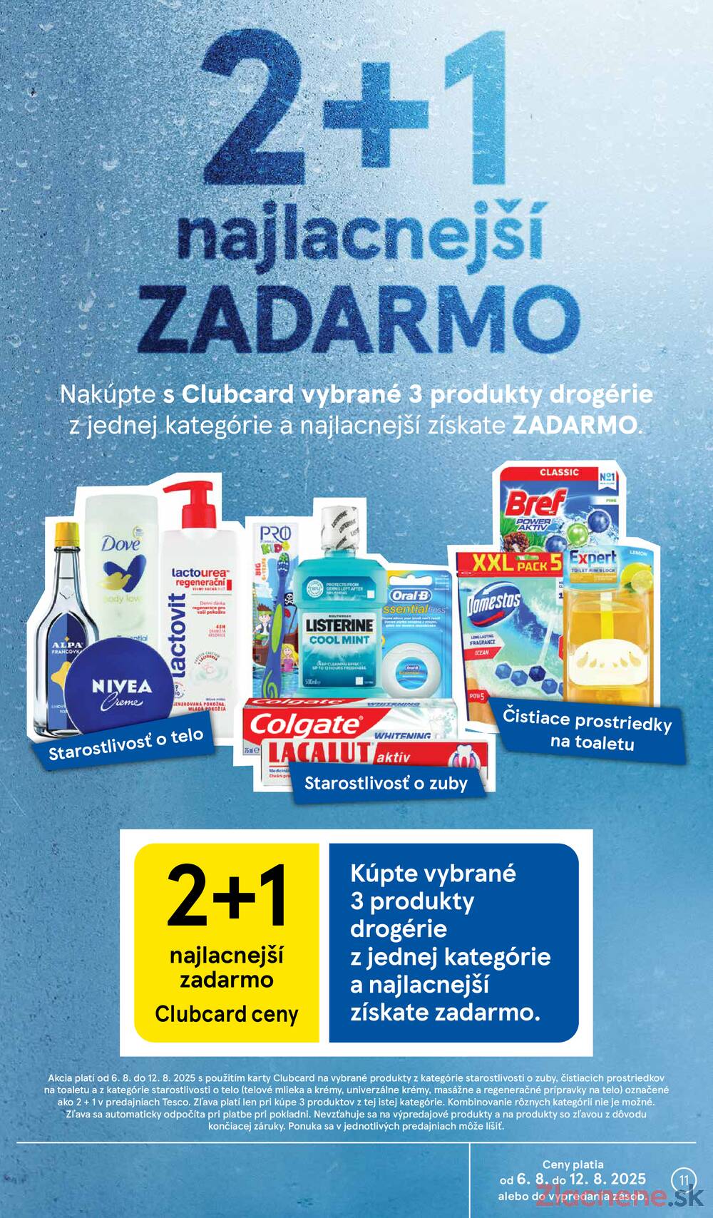 Leták Tesco - Tesco supermarkety od 6.8. do 12.8.2025 - strana 11
