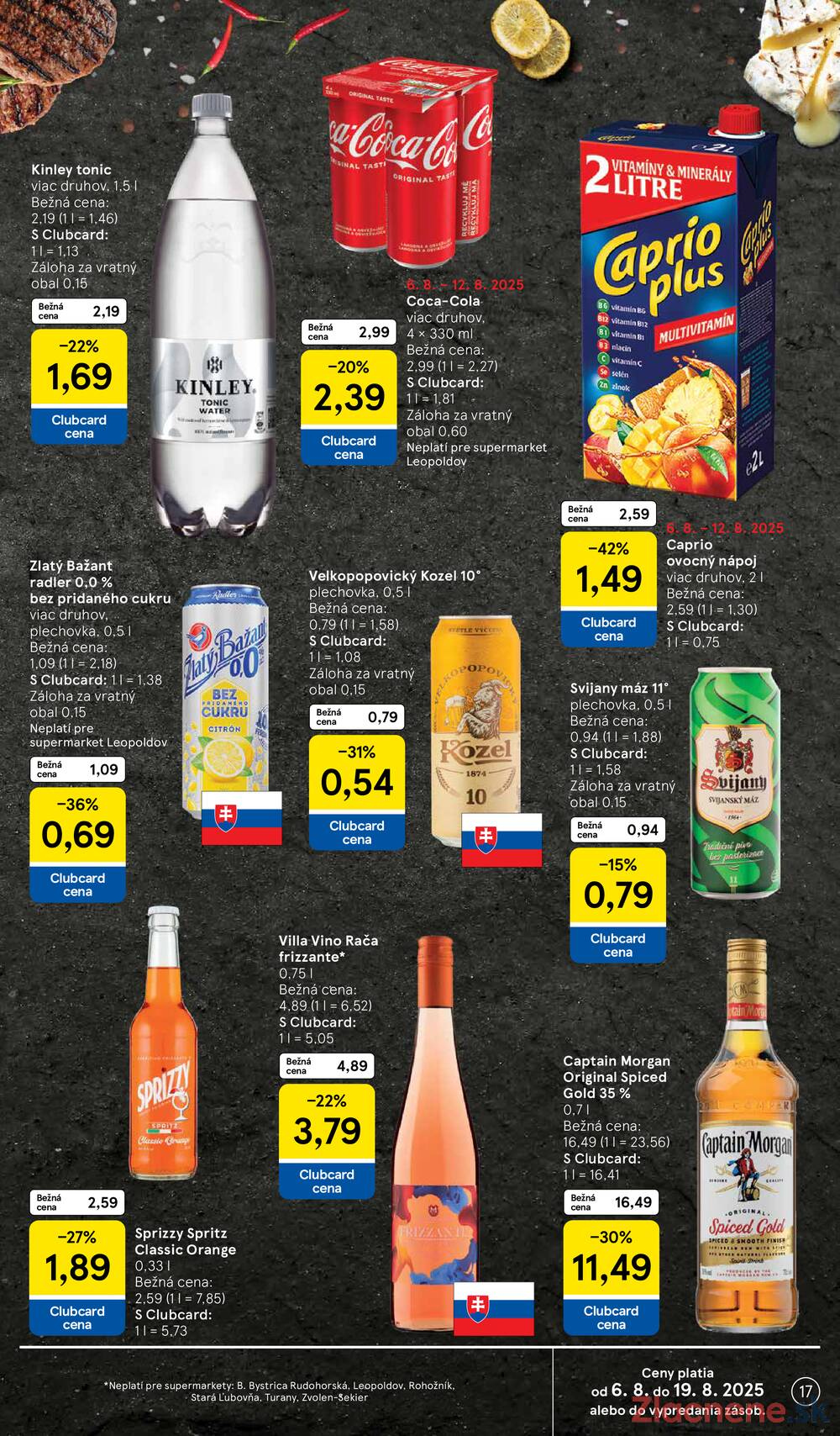 Leták Tesco - Tesco supermarkety od 6.8. do 12.8.2025 - strana 17 Leták Tesco - Tesco supermarkety od 6.8. do 12.8.2025 - strana 17