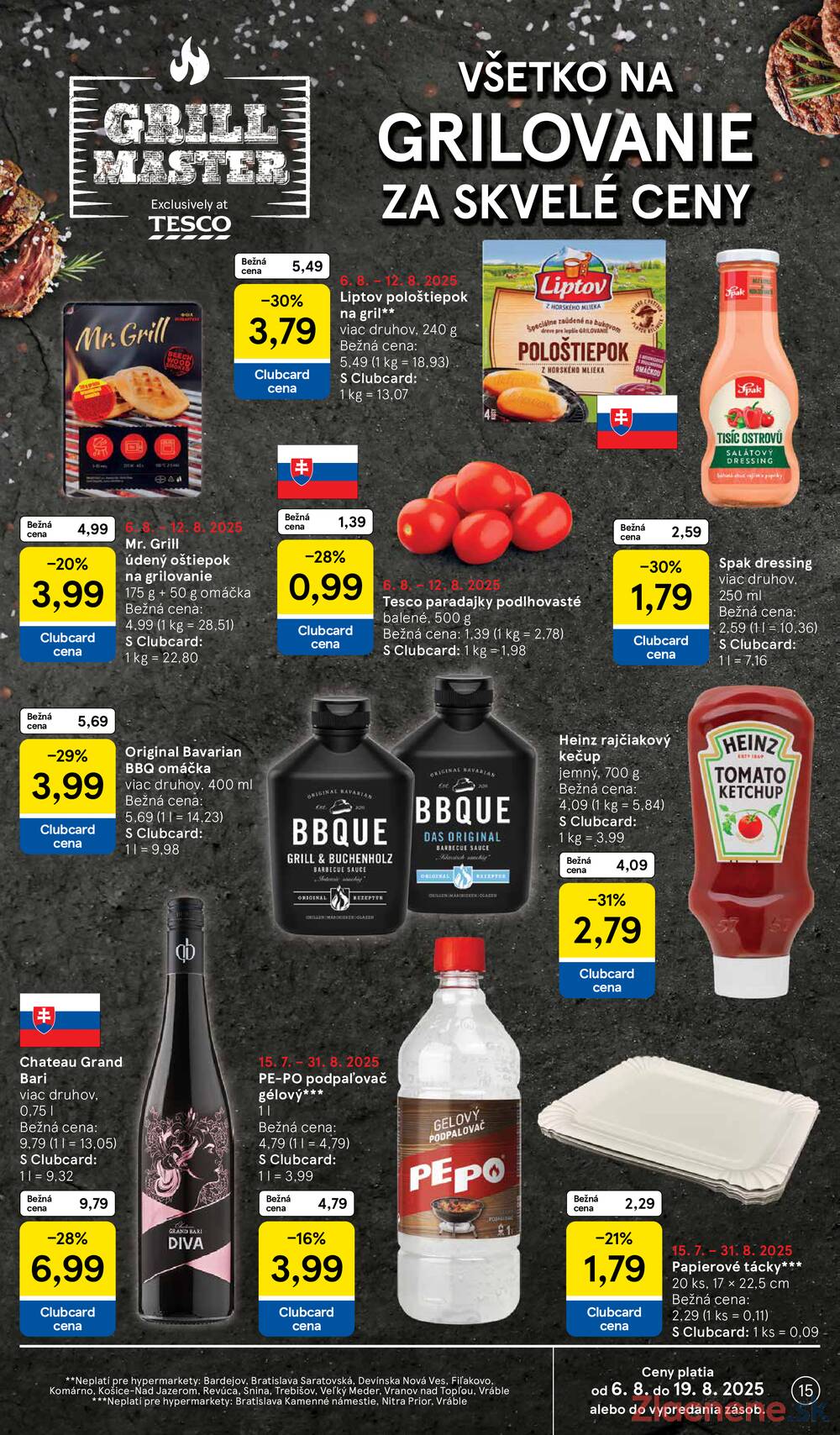 Leták Tesco - Tesco malé hypermarkety od 6.8. do 12.8.2025 - strana 15 Leták Tesco - Tesco malé hypermarkety od 6.8. do 12.8.2025 - strana 15