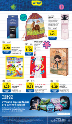 Tesco malé hypermarkety od 6.8. do 12.8.2025