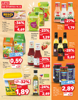 Kaufland 14.8. - 20.8. - Kaufland Dubnica nad Váhom