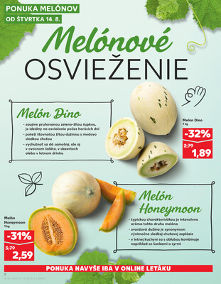 Kaufland 14.8. - 20.8. - Kaufland Rimavská Sobota