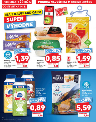 Kaufland 14.8. - 20.8. - Kaufland Rimavská Sobota