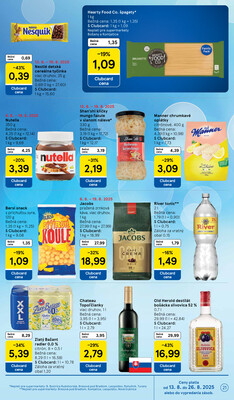 Tesco supermarkety od 13.8. do 19.8.2025