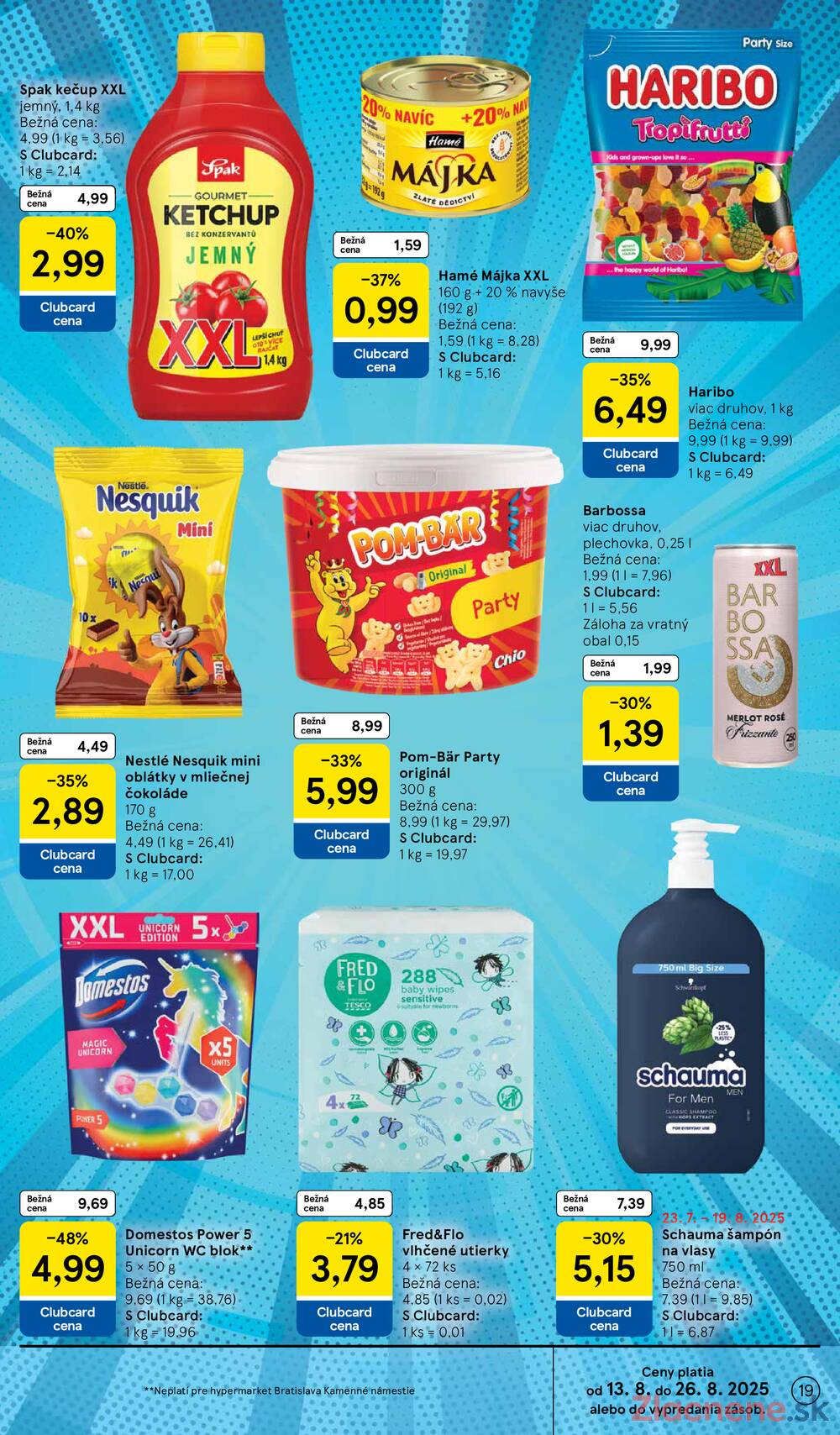 Leták Tesco - Tesco malé hypermarkety od 13.8. do 19.8.2025 - strana 19