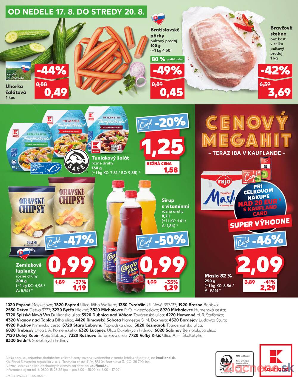 Leták Kaufland - Kaufland 14.8. - 20.8. - Kaufland Dolný Kubín - strana 76