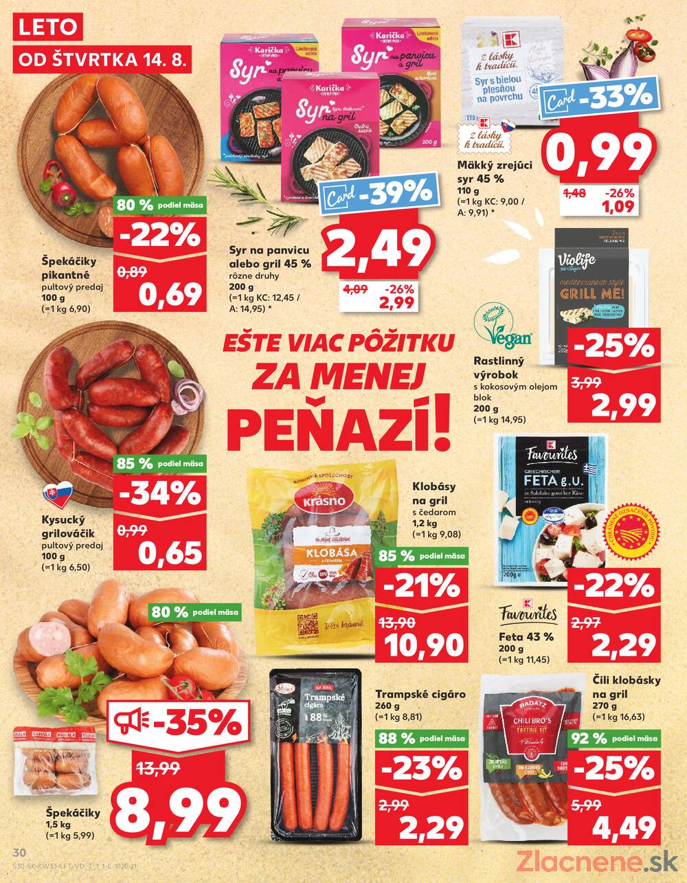 Leták Kaufland - Kaufland 14.8. - 20.8. - Kaufland Rožňava - strana 30