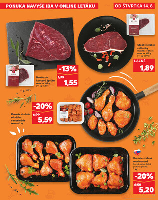 Kaufland 14.8. - 20.8. - Kaufland Rožňava