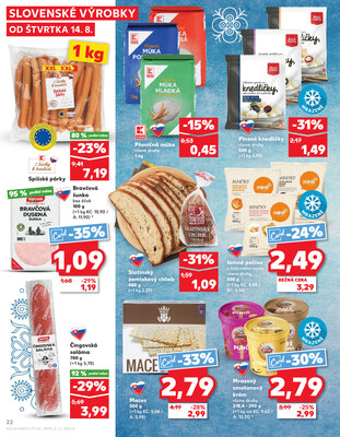 Kaufland 14.8. - 20.8. - Kaufland Rožňava