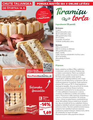 Kaufland 14.8. - 20.8. - Kaufland Rožňava