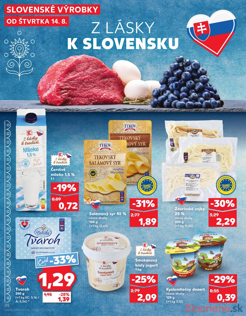 Leták Kaufland - Kaufland 14.8. - 20.8. - Kaufland Svidník - strana 20