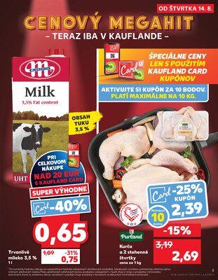 Kaufland 14.8. - 20.8. - Kaufland Zlaté Moravce